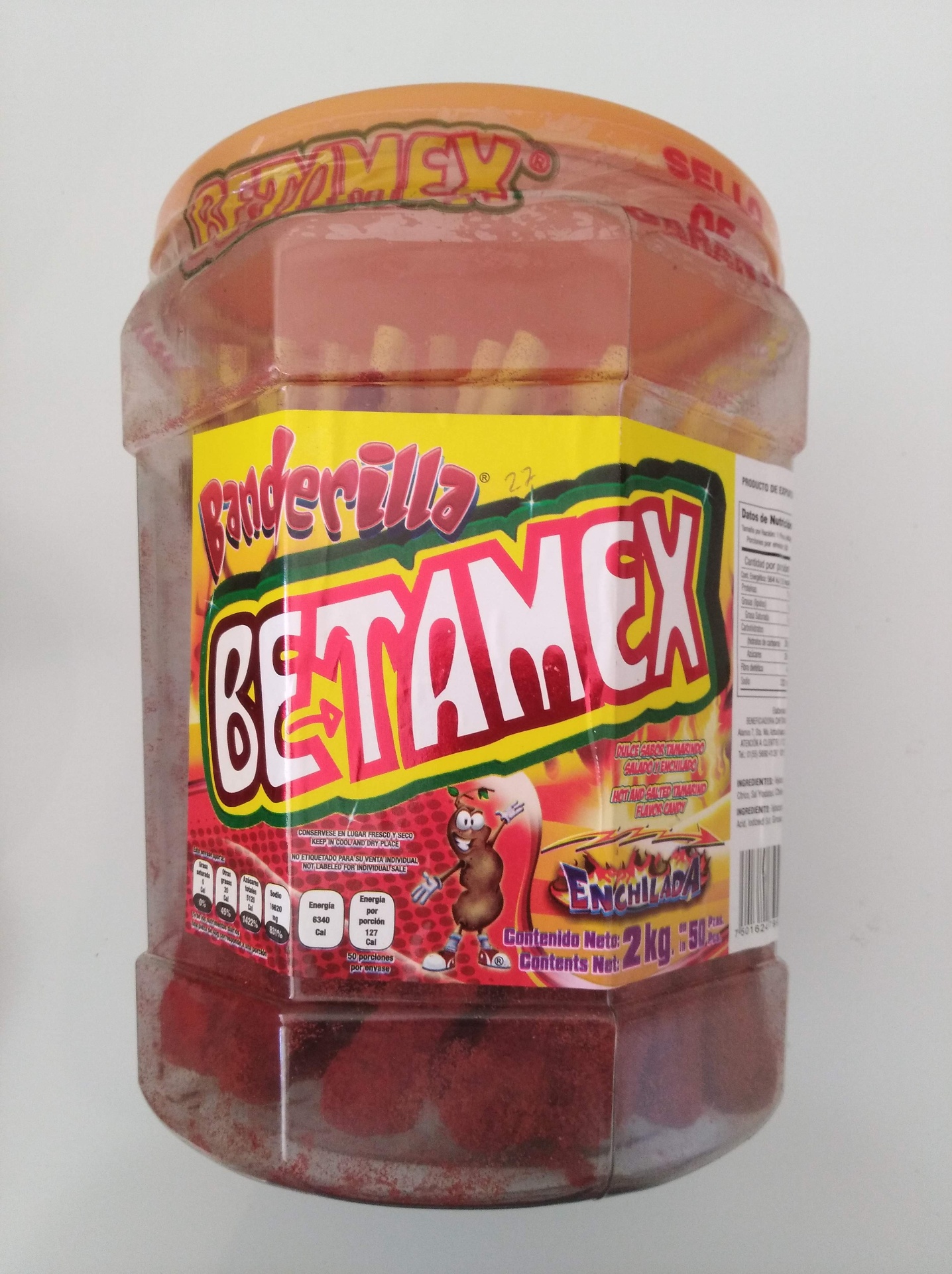Betamex Banderilla – Hot & Salted Tamarind Candy (2 kg)